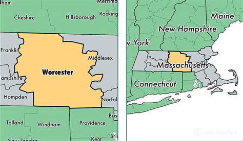 South Worcester County Map