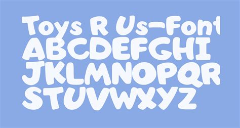 Toys R Us-Font Solid free Font - What Font Is