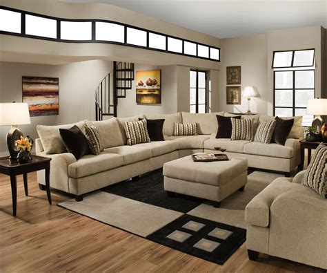 8520 Traditional Sectional Sofa with English Rolled Arms by United Furniture Industries at Beck ...