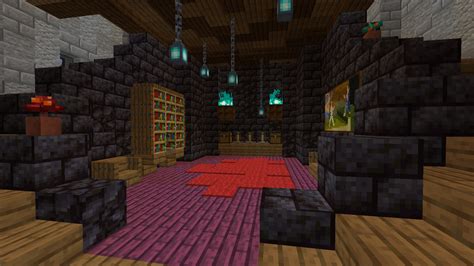 Minecraft Wizard Tower Interior