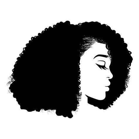 Afro hair beauty logo 7243101 Vector Art at Vecteezy