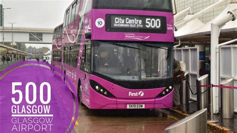 First Bus: 500 Glasgow To Glasgow Airport Full route video - YouTube