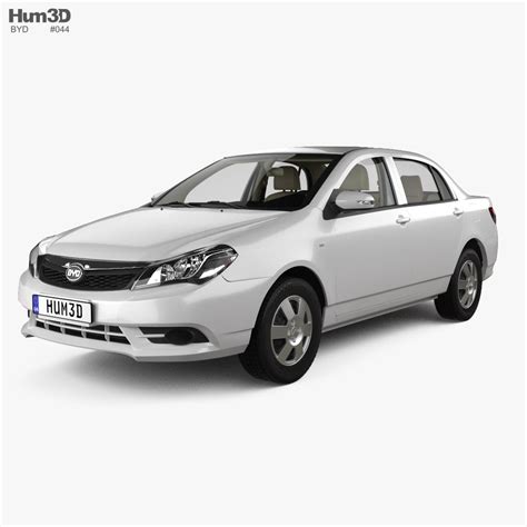 BYD F3 with HQ interior 2017 3D model - Download Sedan on 3DModels.org