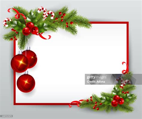 Christmas Ornament Border Clip Art