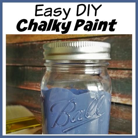 Easy DIY Chalky Paint