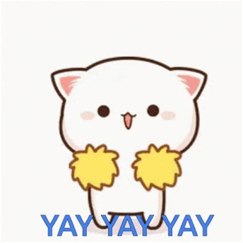 Yay Yes Yes Yes GIF - Yay YesYesYes Cheering - Discover & Share GIFs | Anime kedi, Doodle sanatı ...