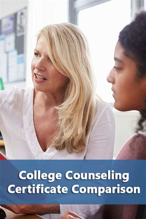 College Counseling Certificate Comparison - Do It Yourself College ...