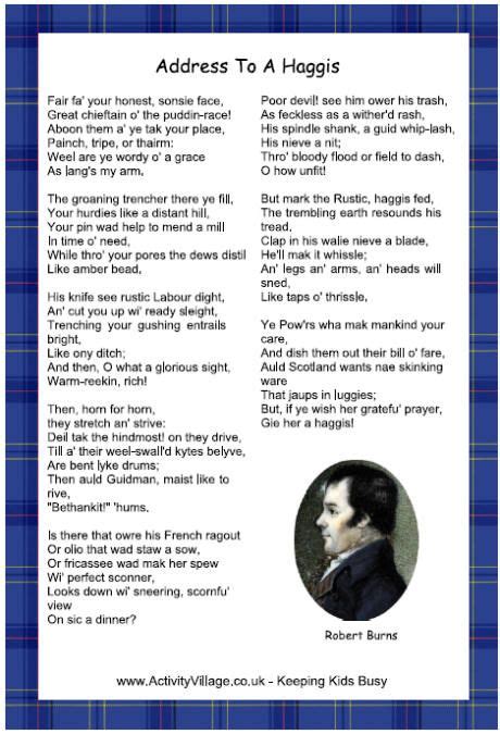 haggis poem funny - Karina Nalley