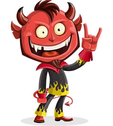 Vector Devil Cartoon Character - Duncan The Devil | GraphicMama ...