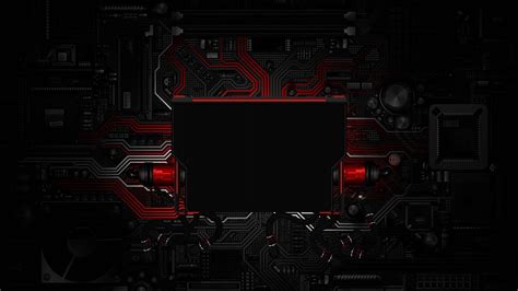 Red Technology Wallpapers on WallpaperDog