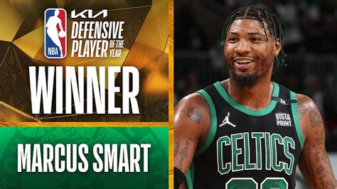 Marcus Smart Wins #KiaDPOY Defensive Player of the Year! | 2021-22 NBA Season - Win Big Sports