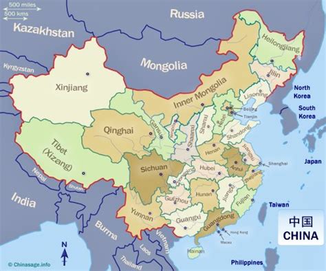 Google map of China