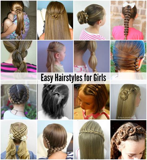 Easy hairstyles for girls – Artofit