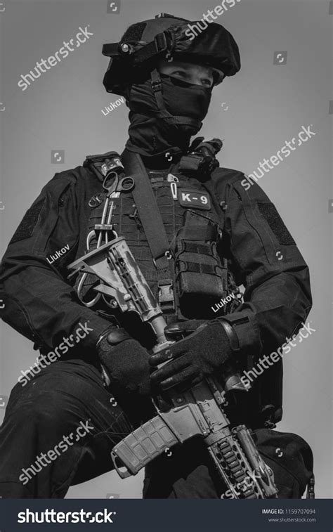 Special Forces Military Weapons Hand Stock Photo (Edit Now) 1159707094