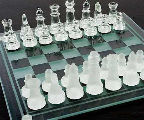 Glass Chess Board | Glass chess set, Chess board, Glass chess