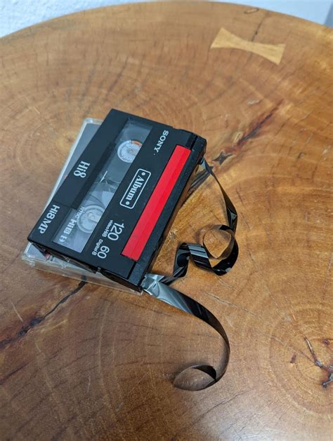 Old Sony Hi8 tape got eaten by the camera, think there is any chance of ...