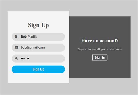 Codingflag: Design Sliding Sign-up & Sign-in Form using HTML, CSS ...