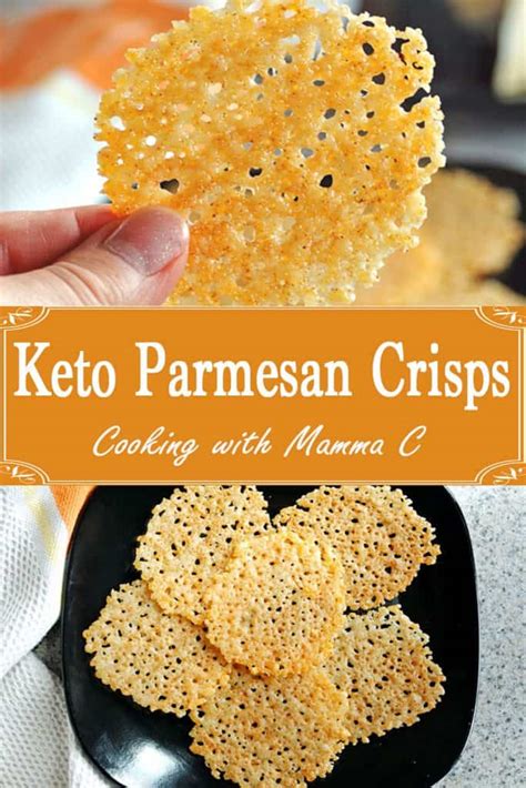 Baked Parmesan Crisps