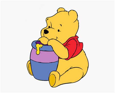 Winnie Pooh Png - Cartoon Winnie The Pooh Honey Pot, Transparent Png , Transparent Png Image ...