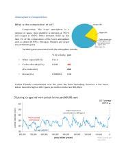 Atmospheric Composition.docx - Atmospheric Composition What is the composition of air ...