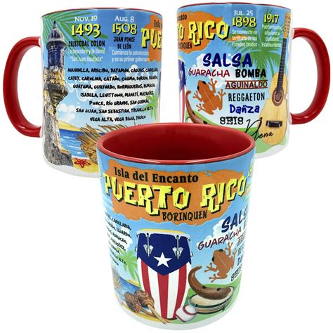 Puerto Rico Souvenir Coffee/Tea Mug | Tea mugs, Gifts in a mug, Mugs