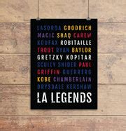 Los Angeles Legends Subway Poster – Sproutjam