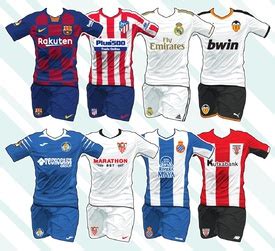 SOCCER: Spanish La Liga kits 2019-20 infographic