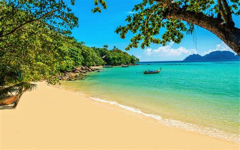 Thailand Turquoise Beach Bliss - HD Wallpaper