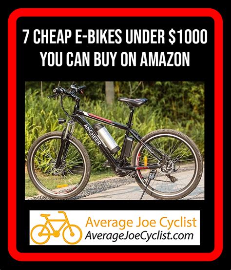 7 of the Best Budget E-bikes under $1000 for 2021 • Average Joe Cyclist | Ebike, Electric bike ...