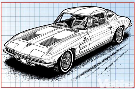 Chevrolet Corvette Drawing at GetDrawings | Free download