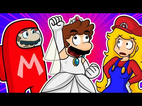 Funny Mario And Peach