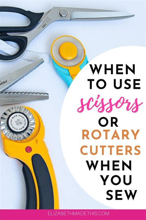 Rotary cutter vs. scissors: a friendly sewing tool fight - Elizabeth Made This