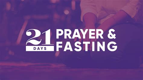 21 Days Prayer and Fasting - New Life Community Church