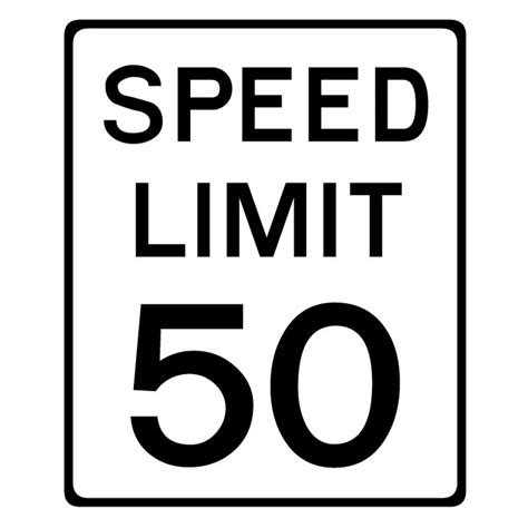 Speed limit 50 sign.ai Royalty Free Stock SVG Vector