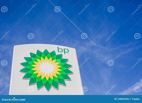 BP Logo on Its Gas Service Station Editorial Image - Image of building ...