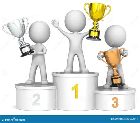 Winners podium. stock illustration. Illustration of platform - 55392416