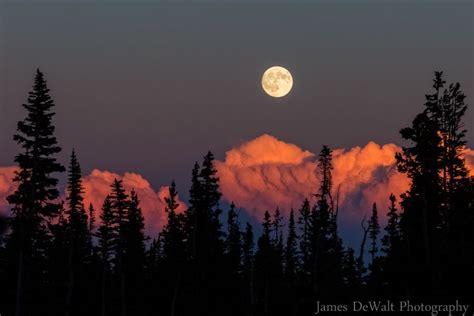 Harvest Moon-fine Art-landscape Photography-rocky Mountains-sunset-full ...