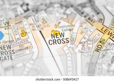 New Cross London Uk Map Stock Photo 508693417 | Shutterstock