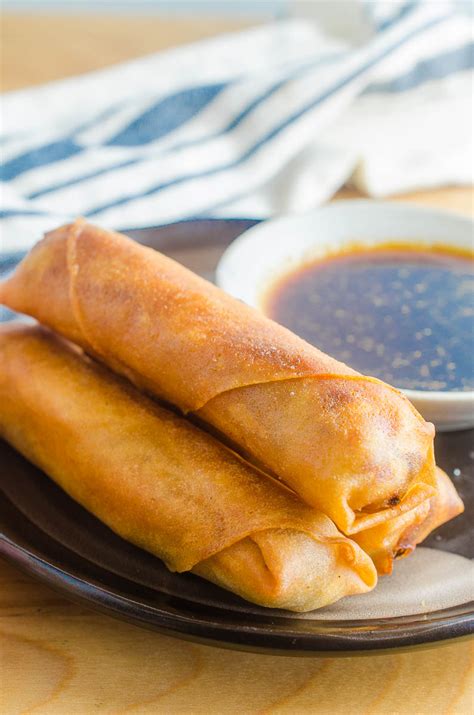 Filipino Lumpia Recipe with Lumpia Sauce - Life's Ambrosia