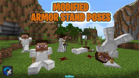 Modified armor stand poses (Resource Pack)