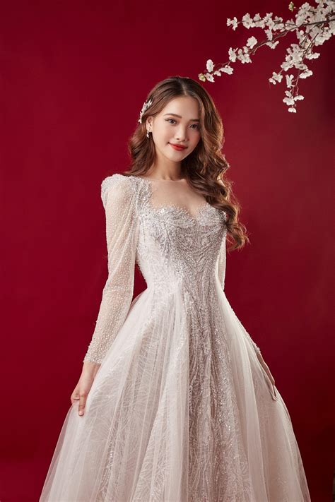 LMBAH006 - Váy cưới đi bàn limited - VÁY CƯỚI CAO CẤP LINH NGA BRIDAL