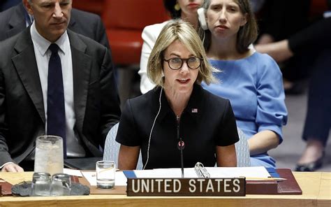 Kelly Craft, new US envoy to the UN, promises she will be voice for freedom | The Times of Israel