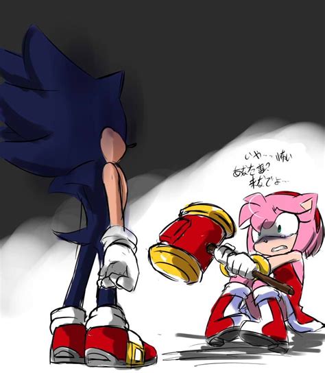 Oh no 0.0 | Arte erizo, Sonamy comic, Cómo dibujar a sonic