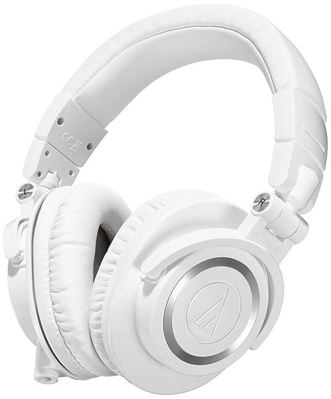 AUDIO TECHNICA ATH-M50X WHITE PROFESSIONAL MONITOR HEADPHONES