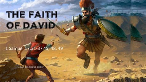 THE FAITH OF DAVID 1 Samuel 17:31-37 45, 48, 49 - YouTube