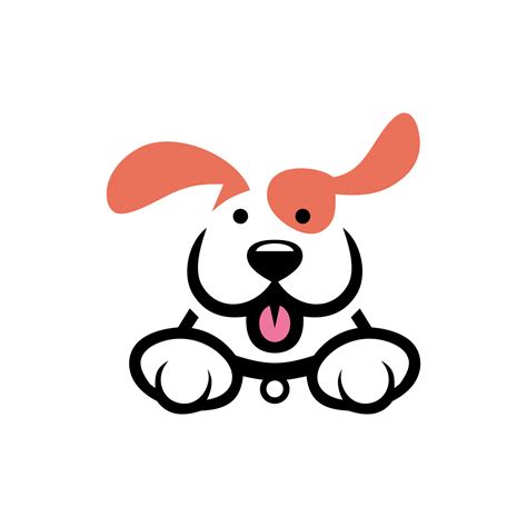 spoiled dog. a cute spoiled dog logo illustration 7559428 Vector Art at ...