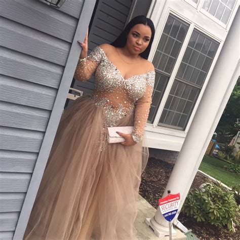 Plus Size Custom Made Beading Prom Dresses, Floor-length Evening Dress ...