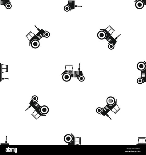 Tractor pattern seamless black Stock Vector Image & Art - Alamy