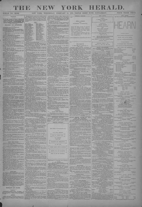 Image 1 of The New York herald (New York [N.Y.]), February 18, 1891 ...