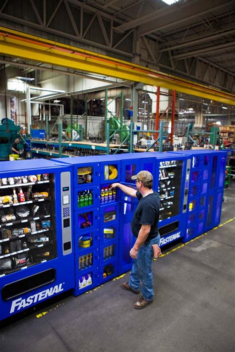 Fastenal vending machines supply factory workers with gloves, tools, more – Twin Cities